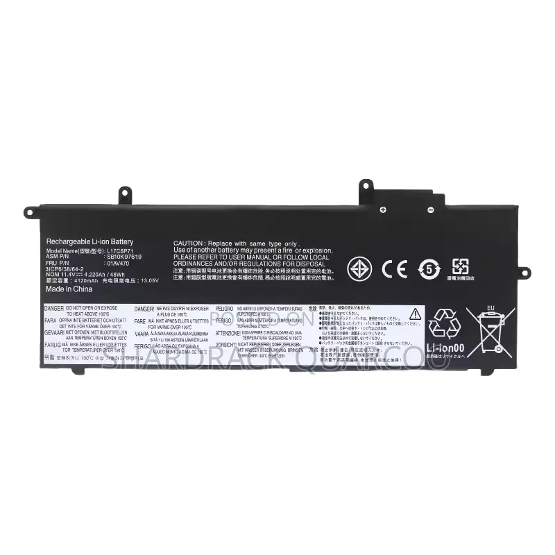 01av470 Laptop Battery For Lenovo Thinkpad 01av471 01av472 L17m6p71