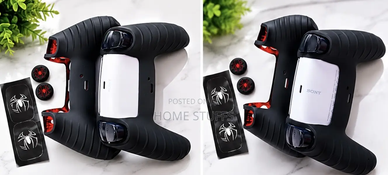 Ps5 Silicone Controller Cover + Thumb Grips Sticker