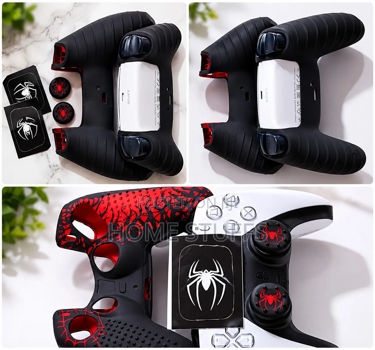 Ps5 Silicone Controller Cover + Thumb Grips Sticker
