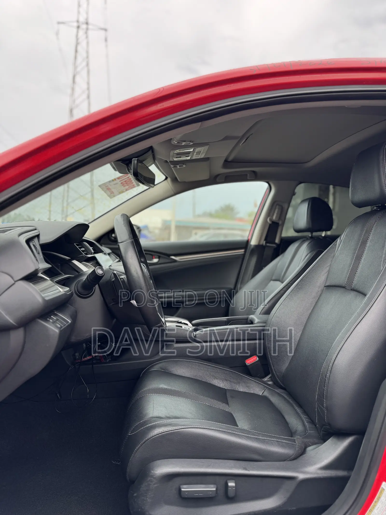 Honda Civic Touring Sedan 2019 Red