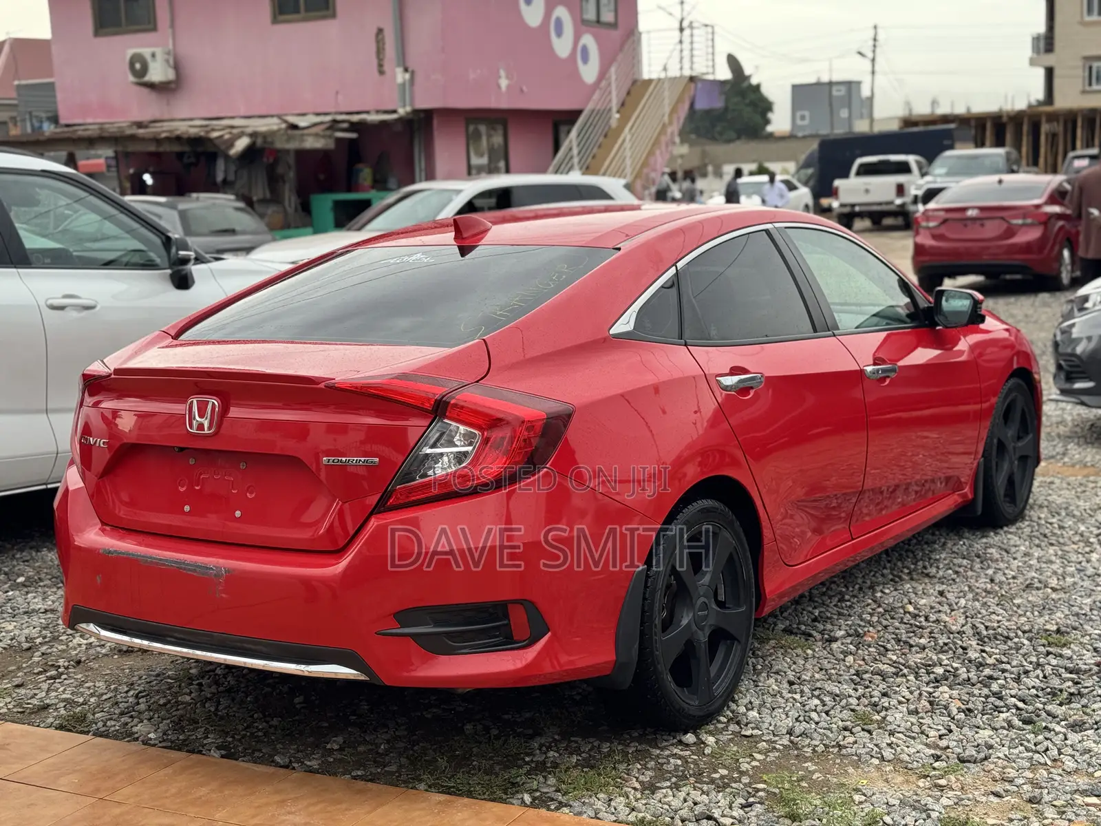 Honda Civic Touring Sedan 2019 Red