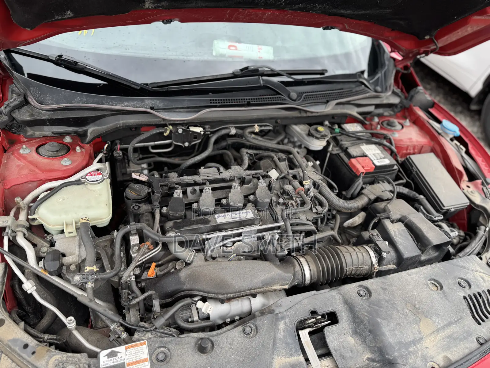 Honda Civic Touring Sedan 2019 Red