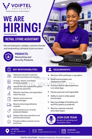 Customer Service Sales Assistant
