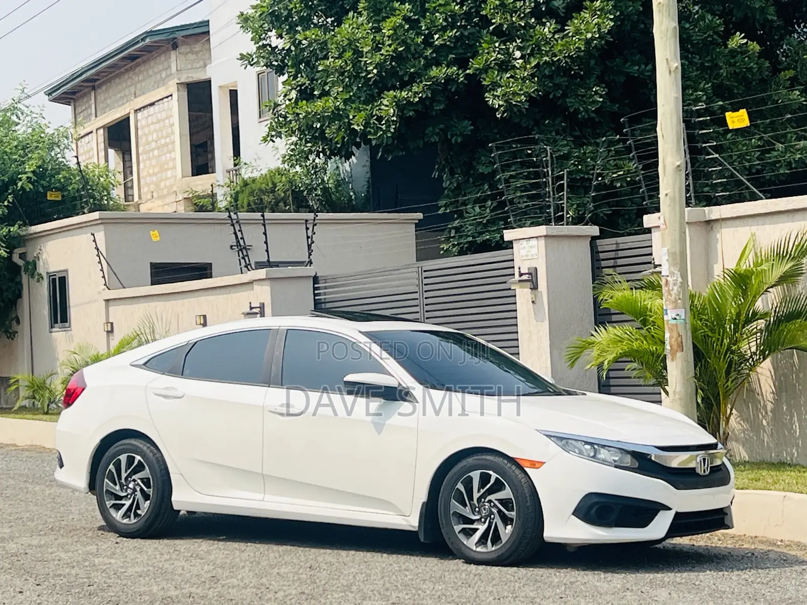 Honda Civic EX 4dr Sedan (2.0L 4cyl) 2017 White