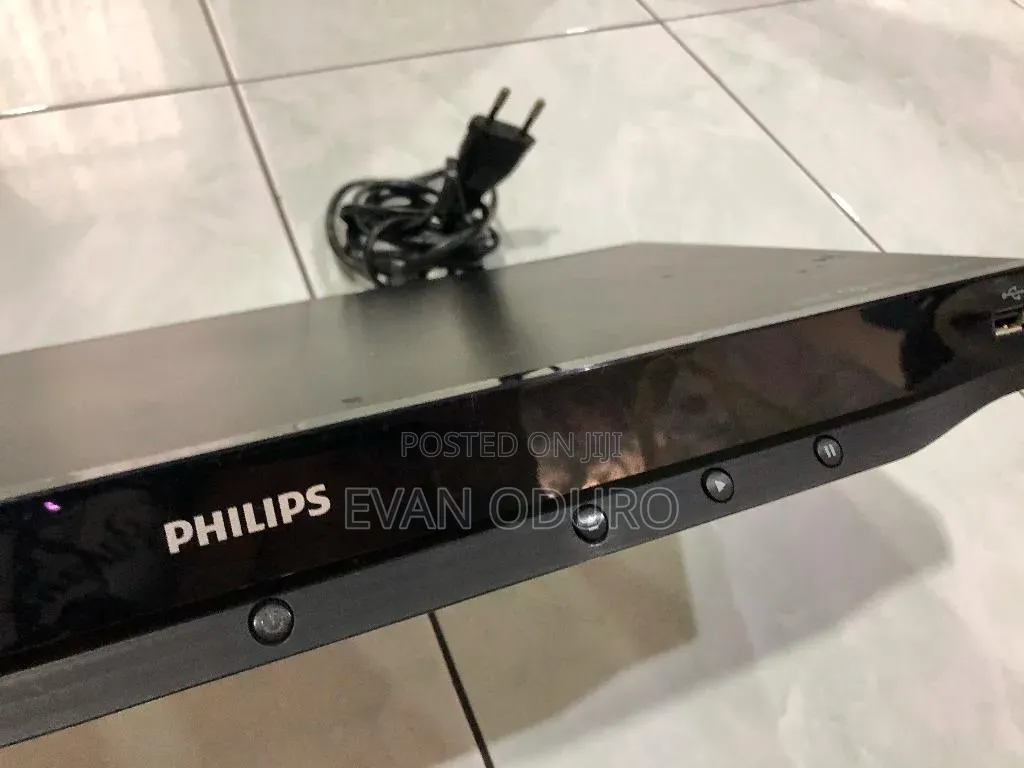 Philips Blu Ray Player DVD With Usb Strong DVD Lens Comes With Remote