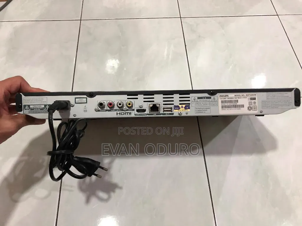 Philips Blu Ray Player DVD With Usb Strong DVD Lens Comes With Remote