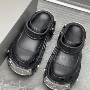 Balenciaga X Crocs Black Silver