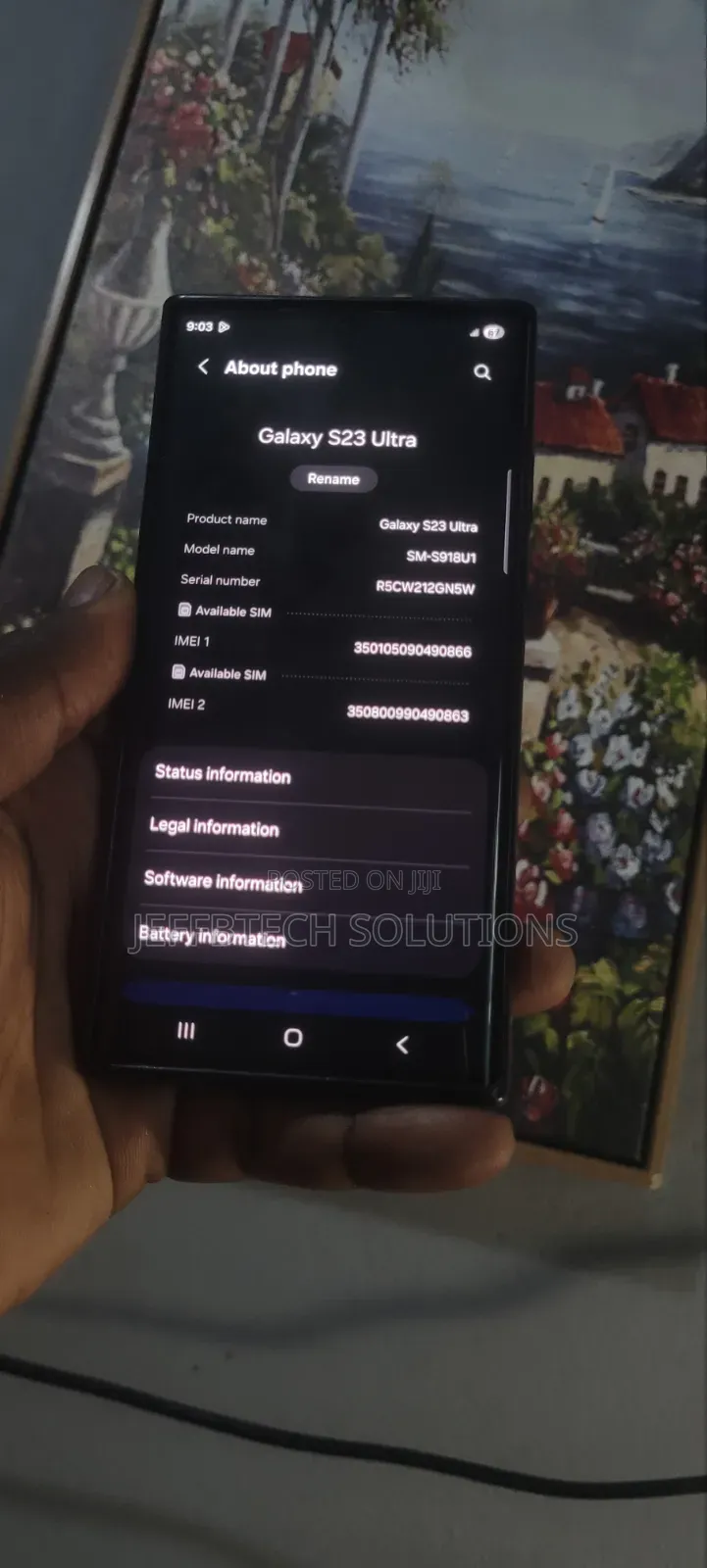 Samsung Galaxy S23 256 GB Black