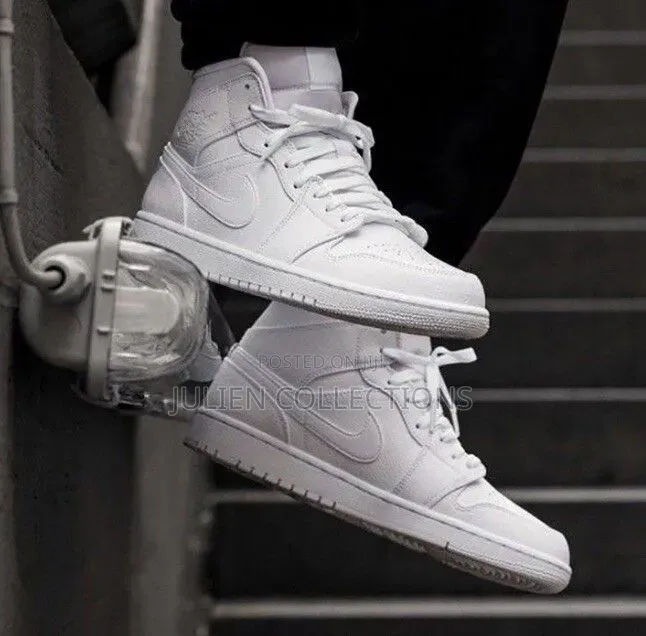 Jordan Retro 1 Long White