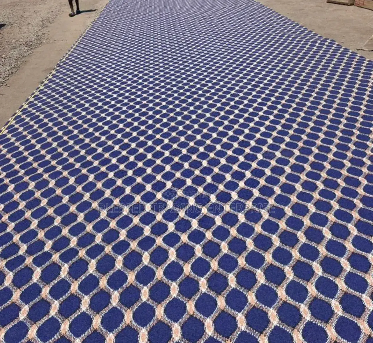 Quality Blue Woolen Carpet