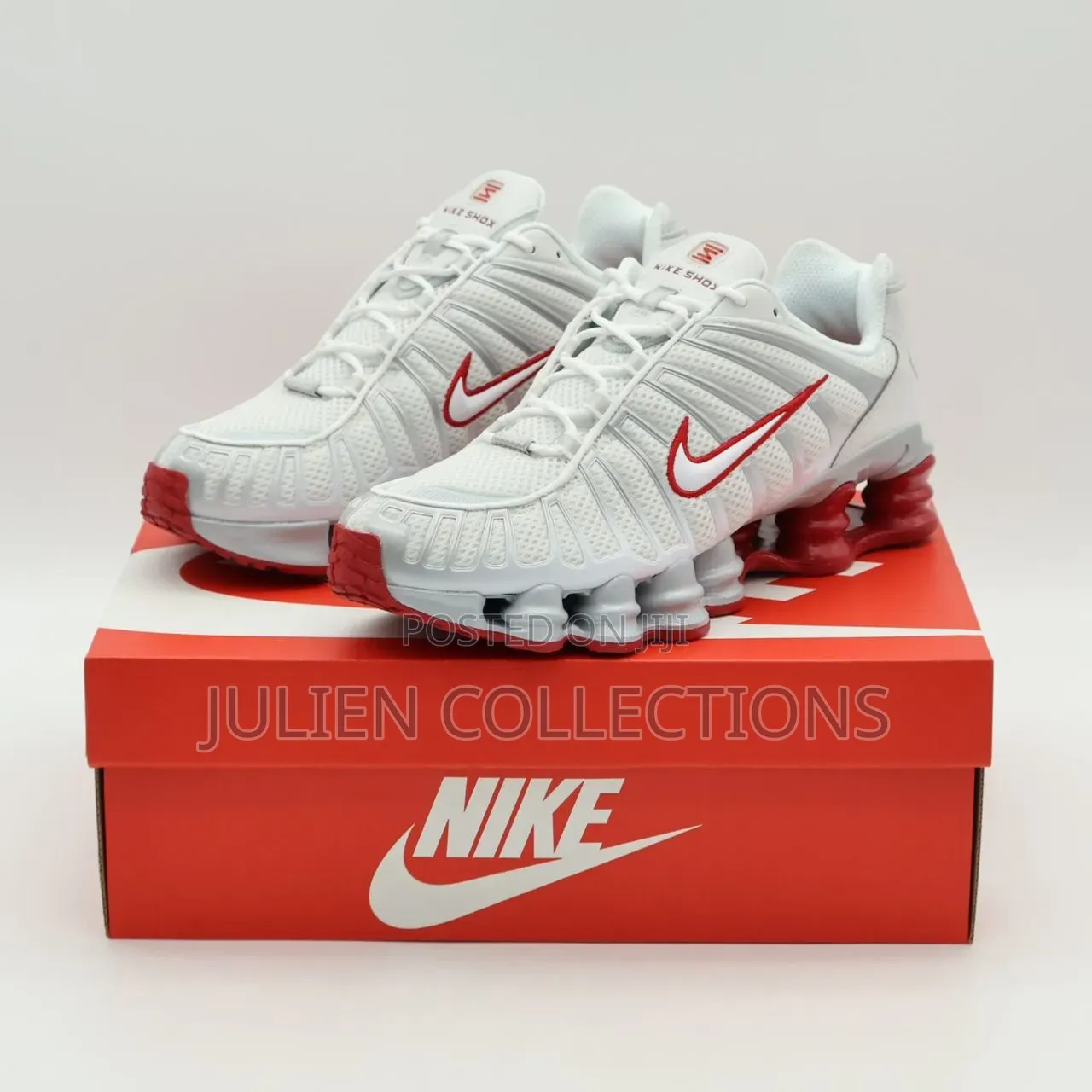 Nike Air G Shox Red White and Grey