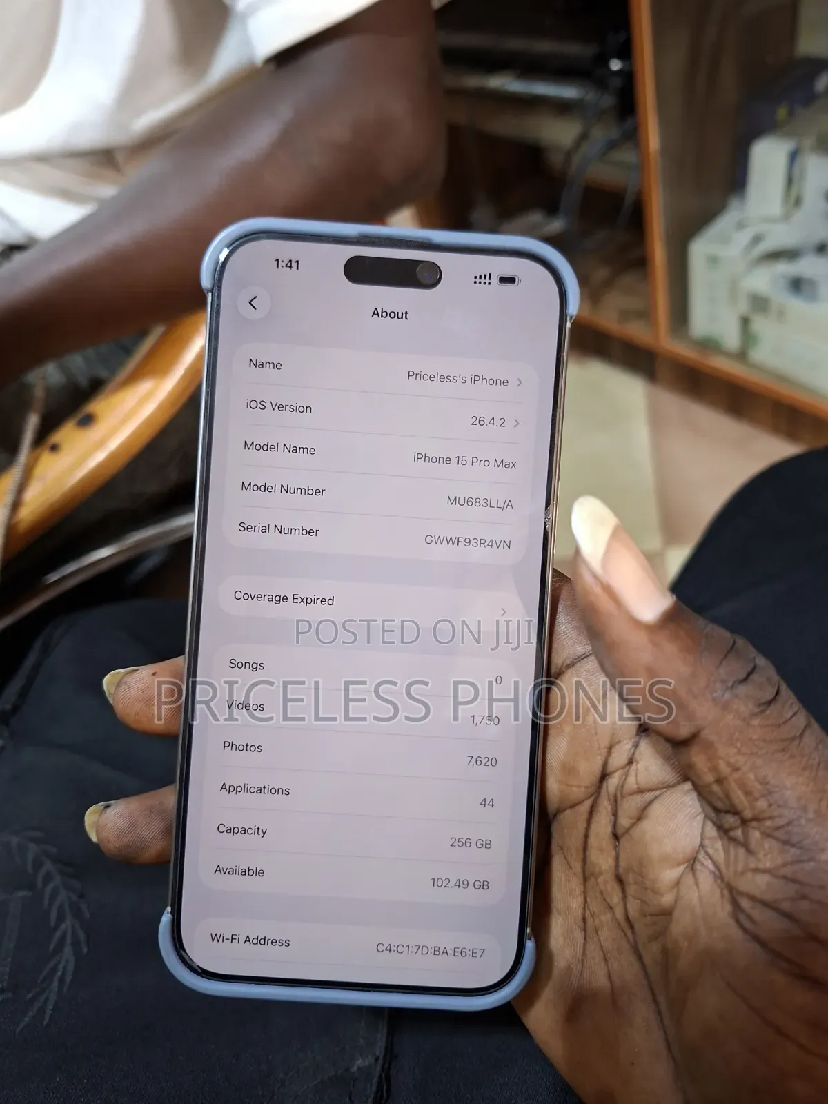Apple iPhone 15 Pro Max 256 GB Silver