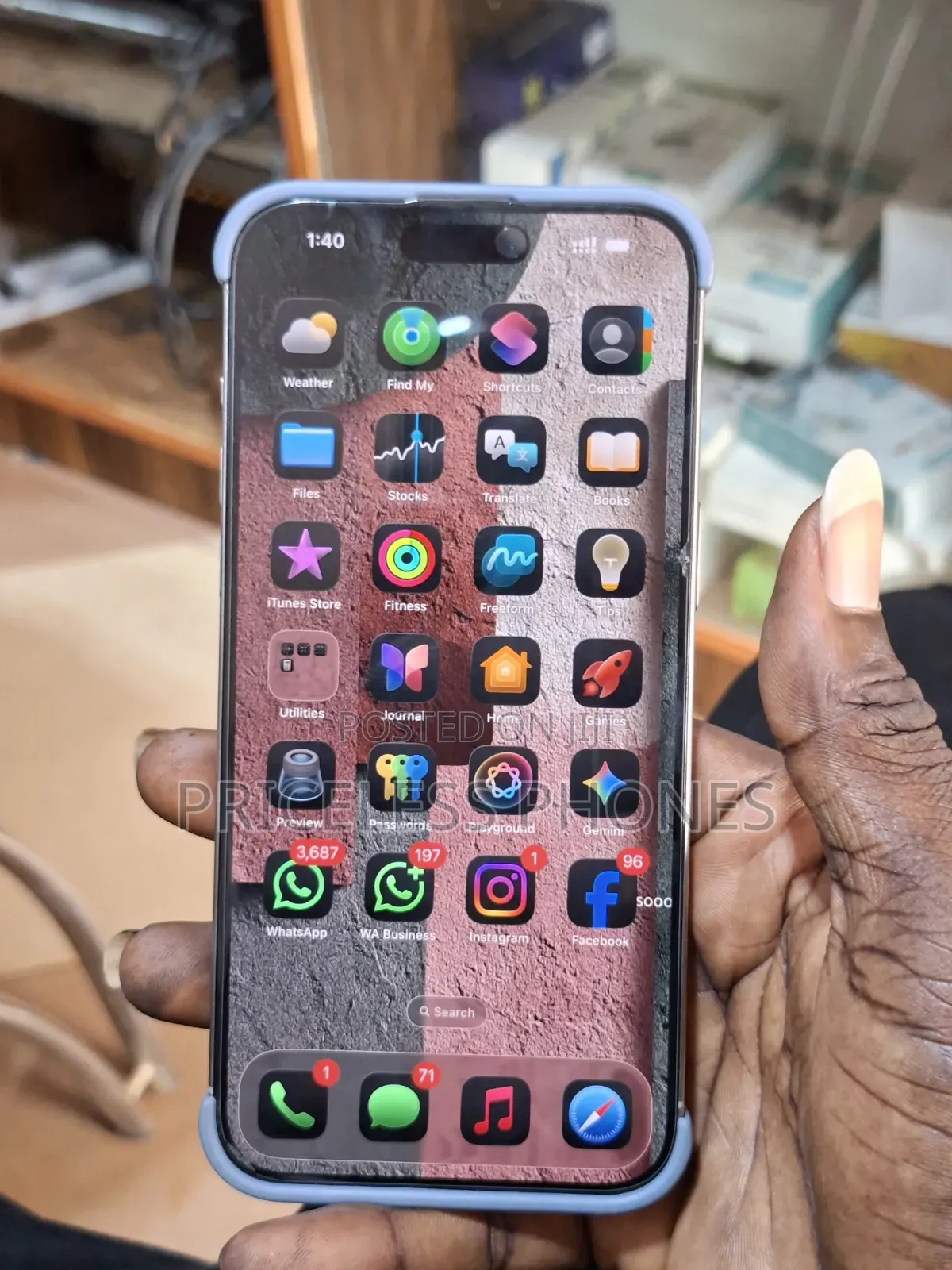 Apple iPhone 15 Pro Max 256 GB Silver