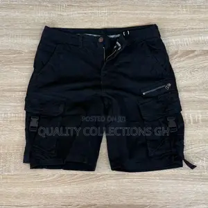 Khaki Side Pockets Shorts