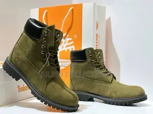 Timberland Boots Waterproof Army Green and Black