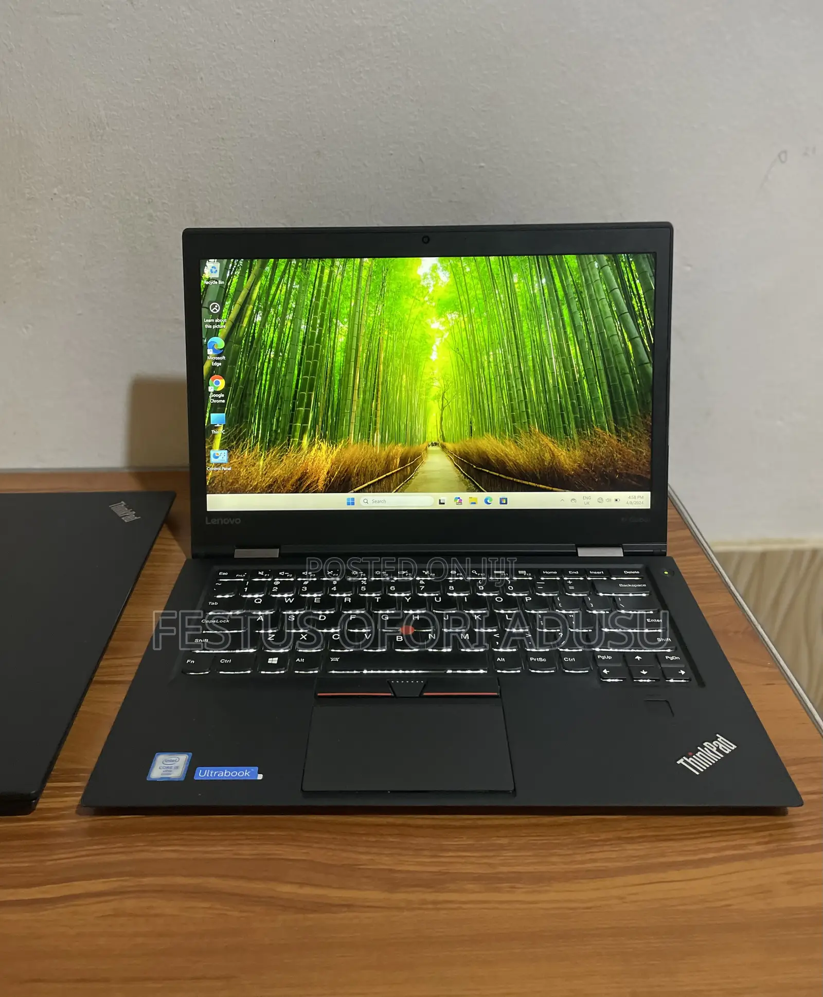 Laptop Lenovo ThinkPad X1 Carbon 8GB Intel Core i5 SSD 256GB