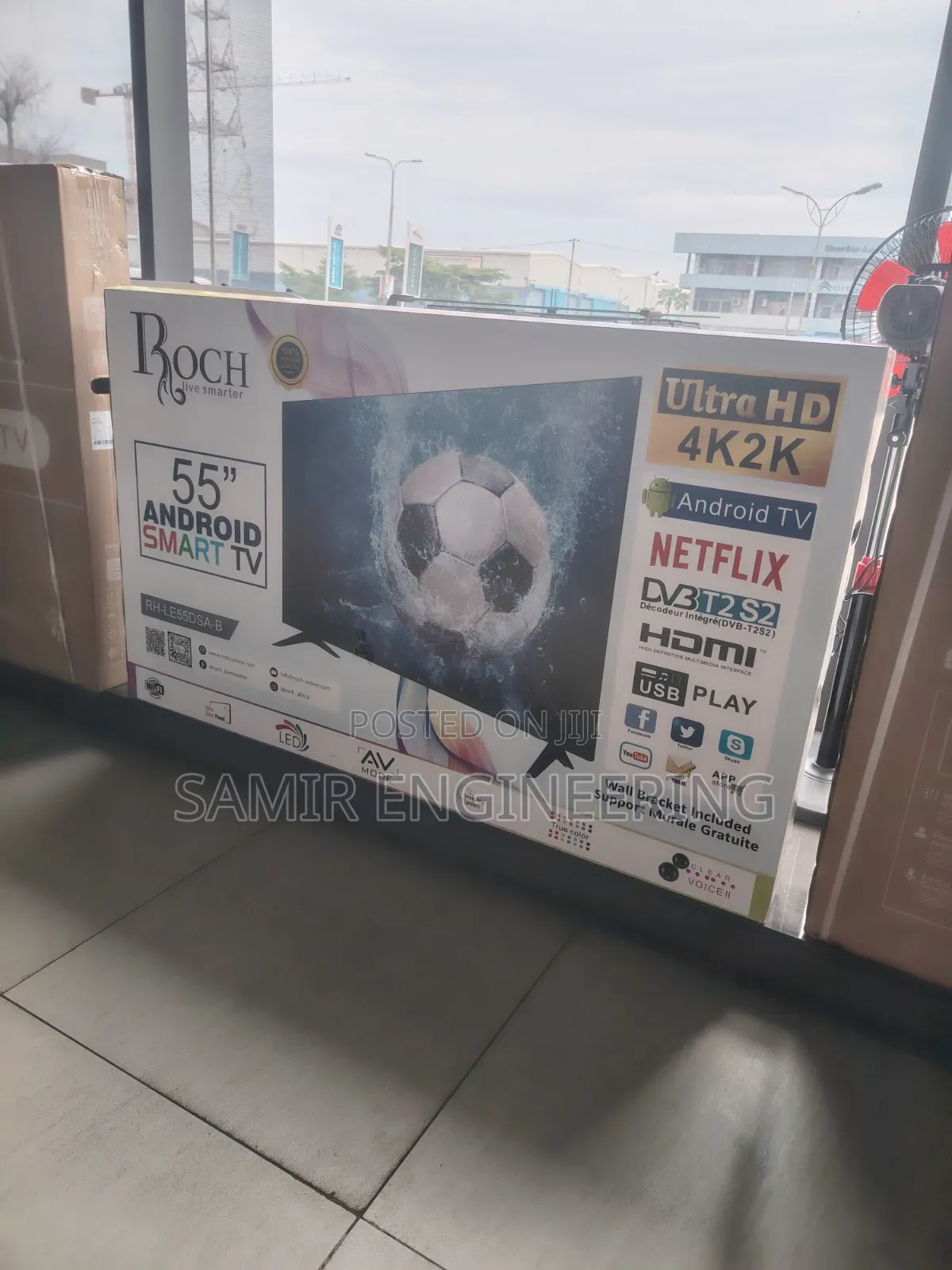 The Roch 55" Rh-Le55dsa-B: Your Affordable Smart Cinema
