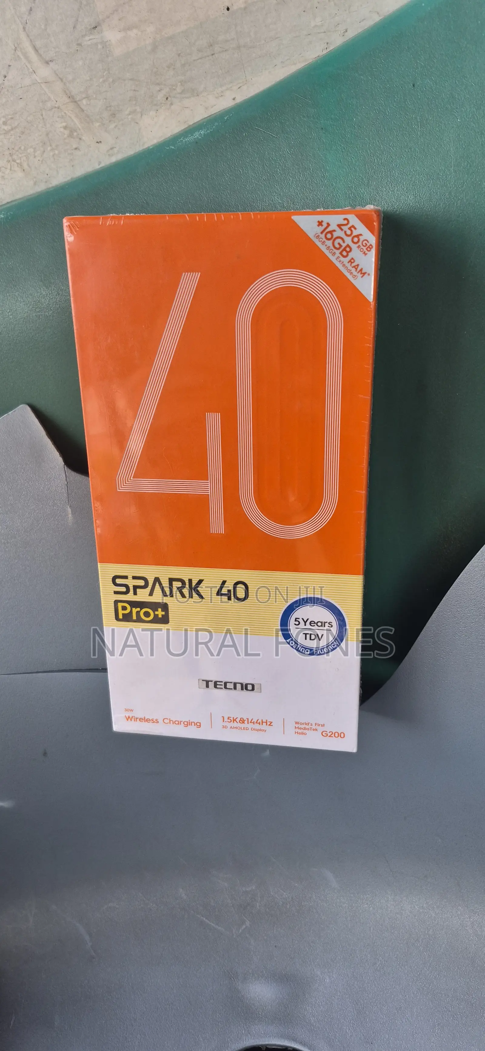 New Tecno Spark 40 Pro+ 256 GB Black