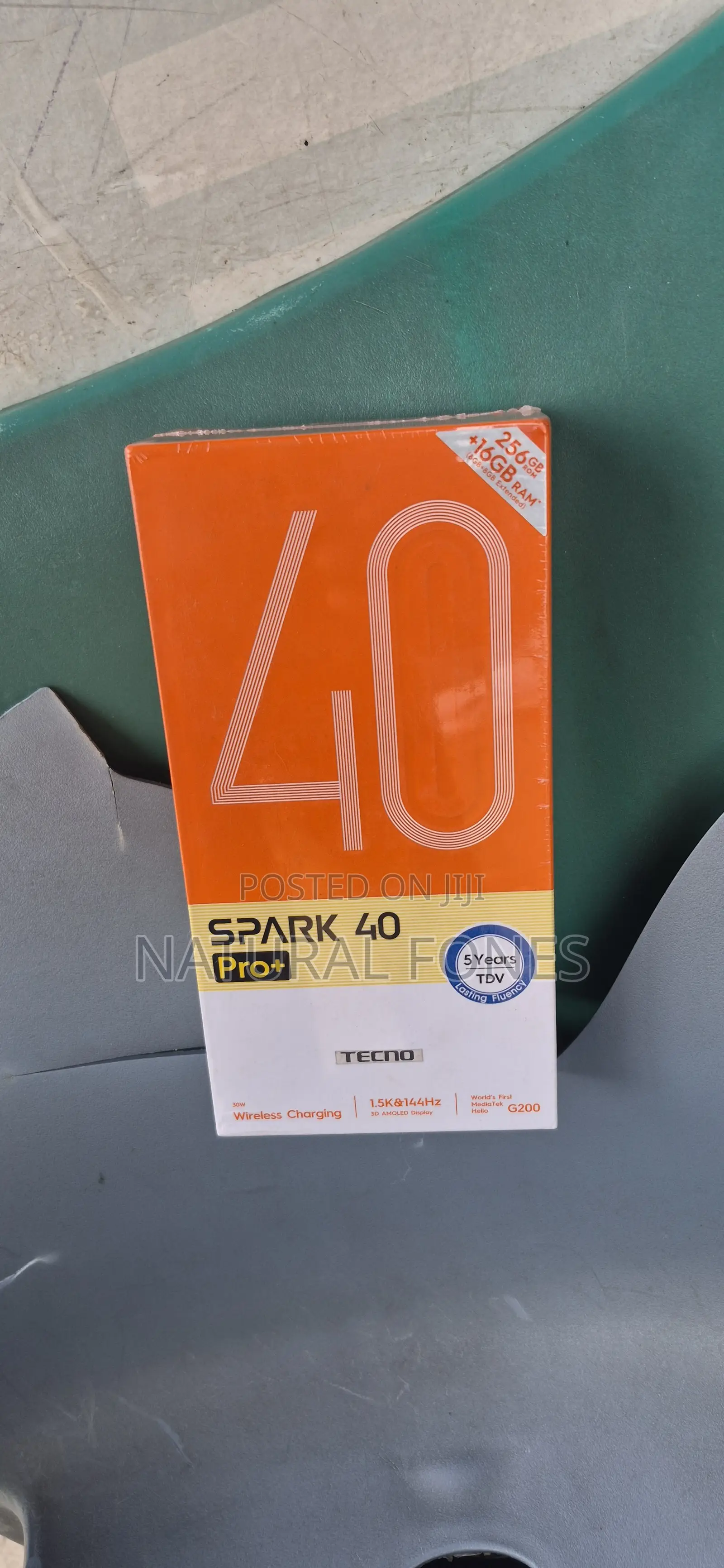 New Tecno Spark 40 Pro+ 256 GB Black