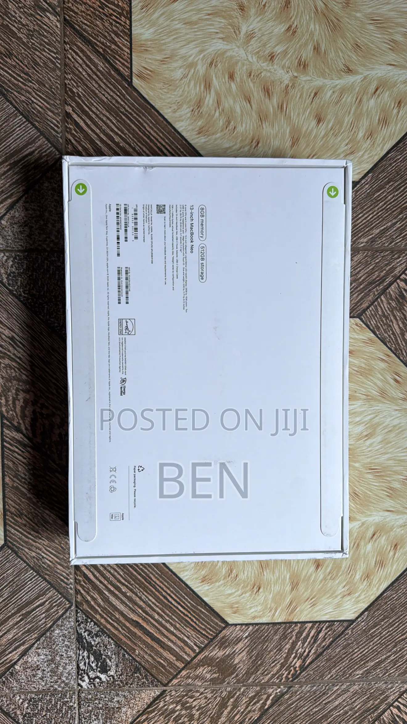 New Laptop Apple MacBook Neo 2026 8GB SSD 512GB