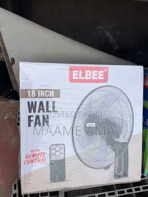 18" Elbee Wall Fan With Remote