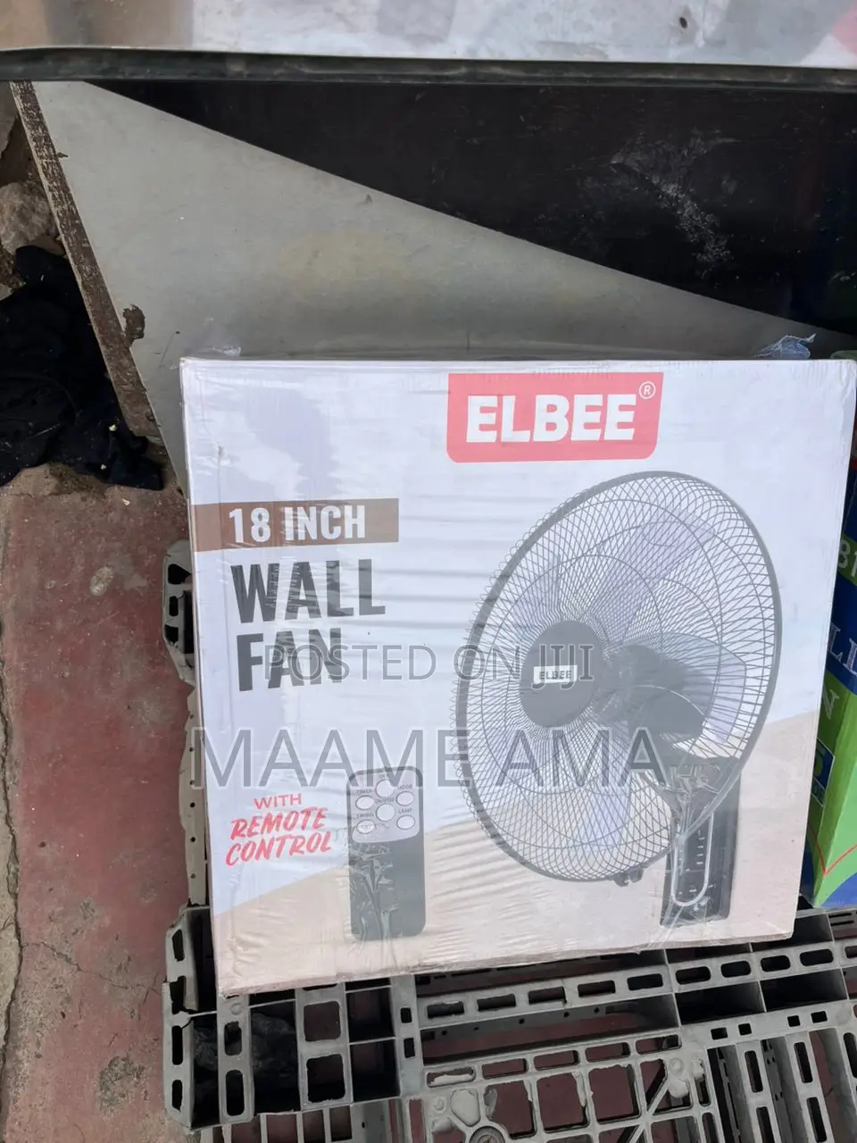 Qualityelbee 18" Remote Wall Fan