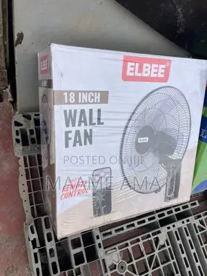 Highly Effecient Elbee 18" Remote Wall Fan