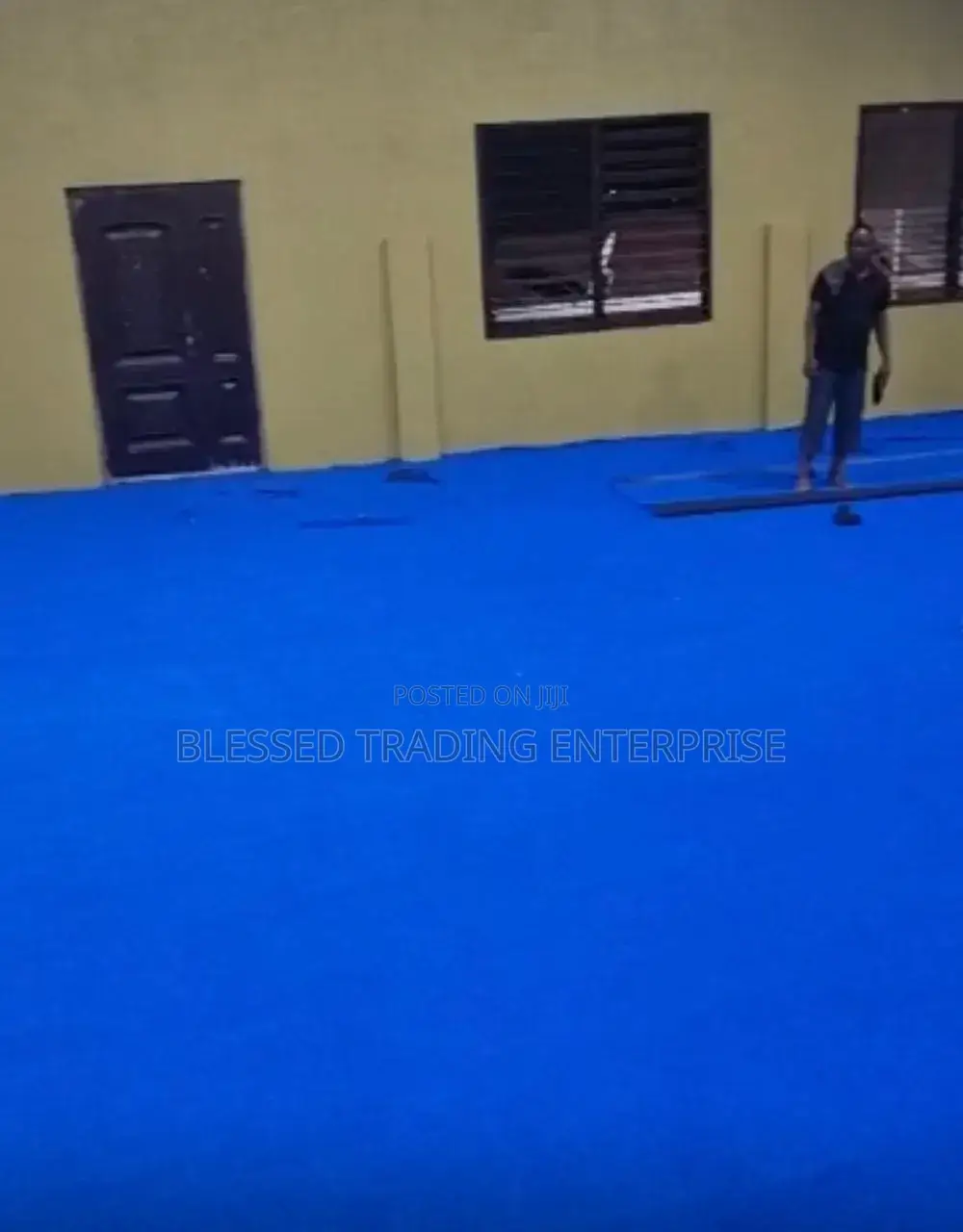 Blue Woolen Carpet