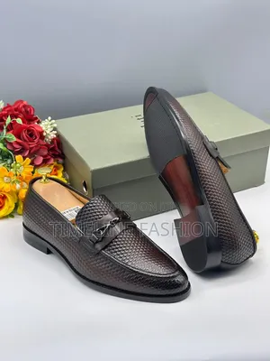 Berluti Men's Easy Wear Leather Shoes Size 39/46 Coffee Brown