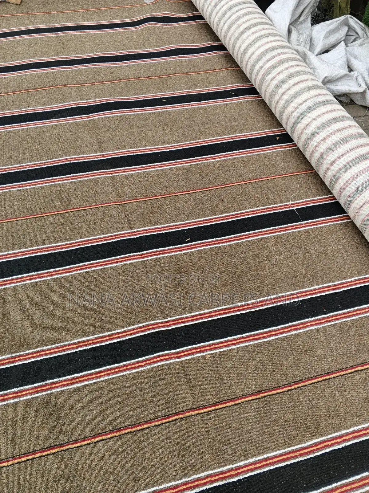 Quality Morden Industrial Carpet/ Striped Brown