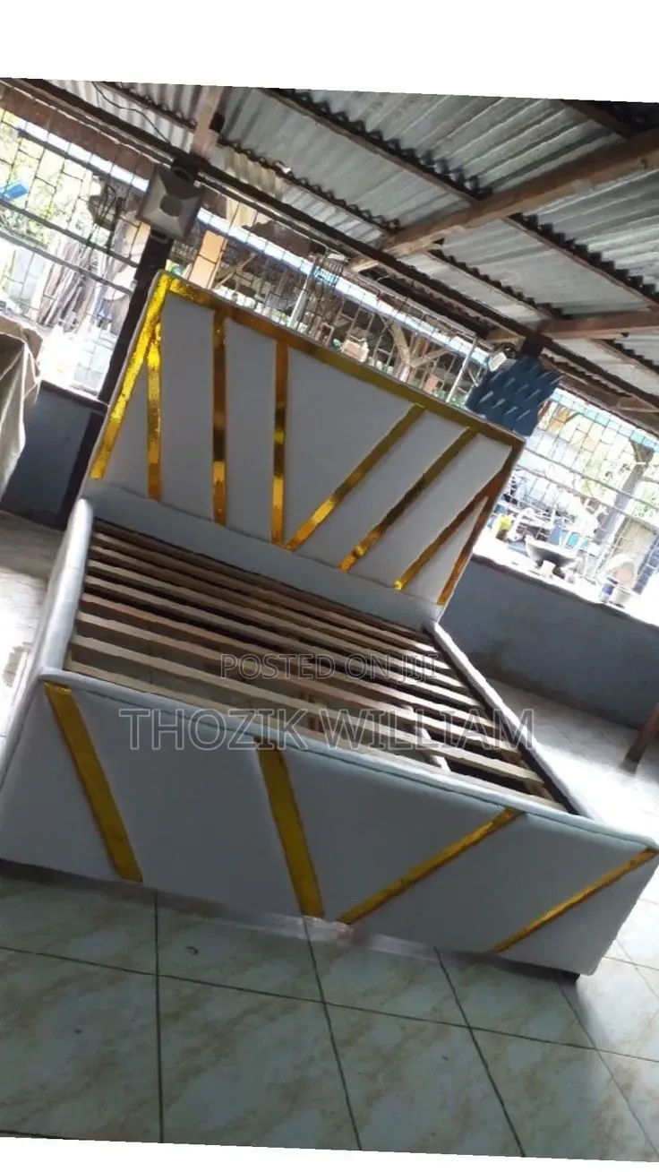 Leather Double Bed Frame