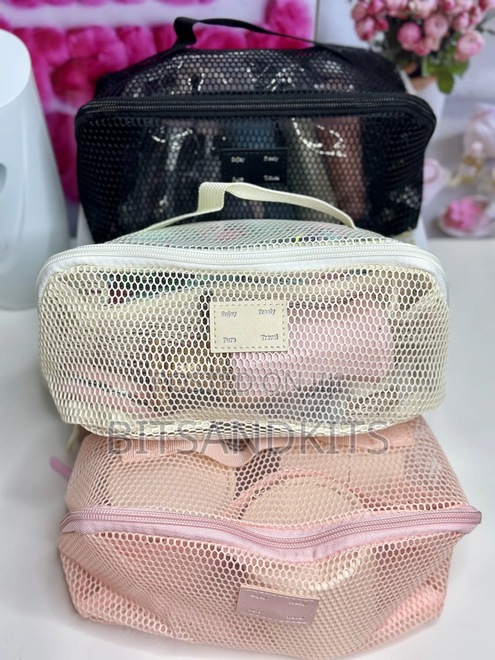 Mesh Transparent Cosmetic Bag/Pouch