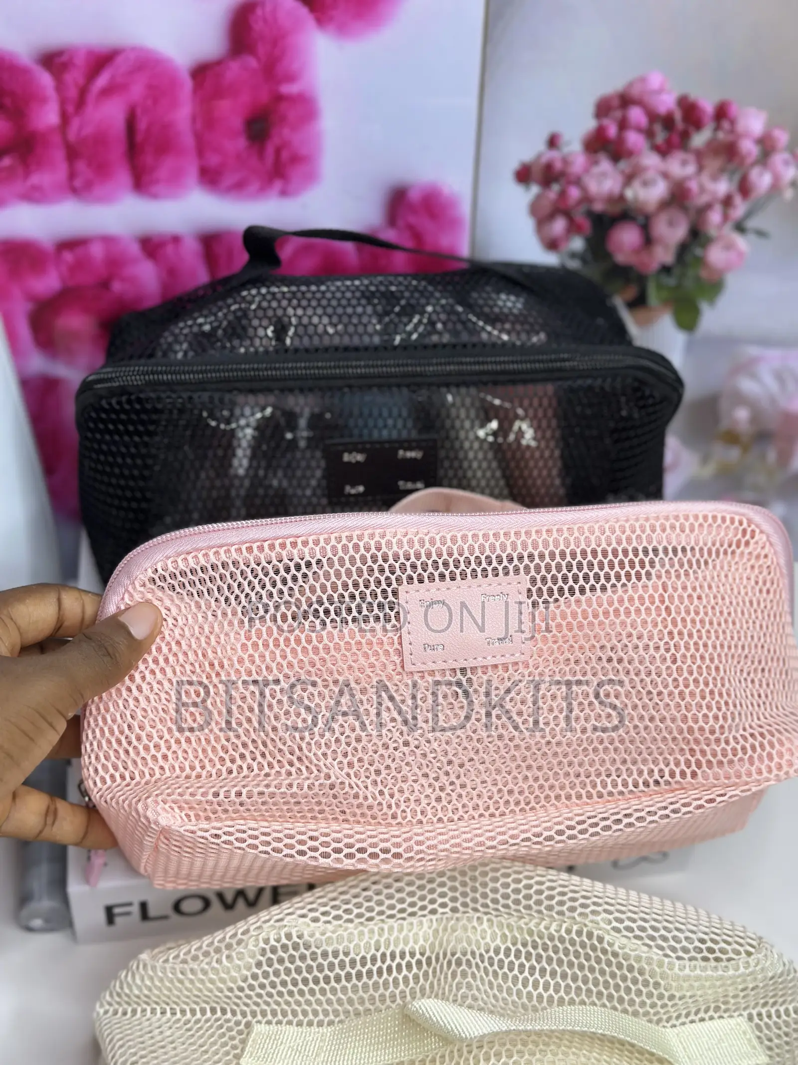 Mesh Transparent Cosmetic Bag/Pouch