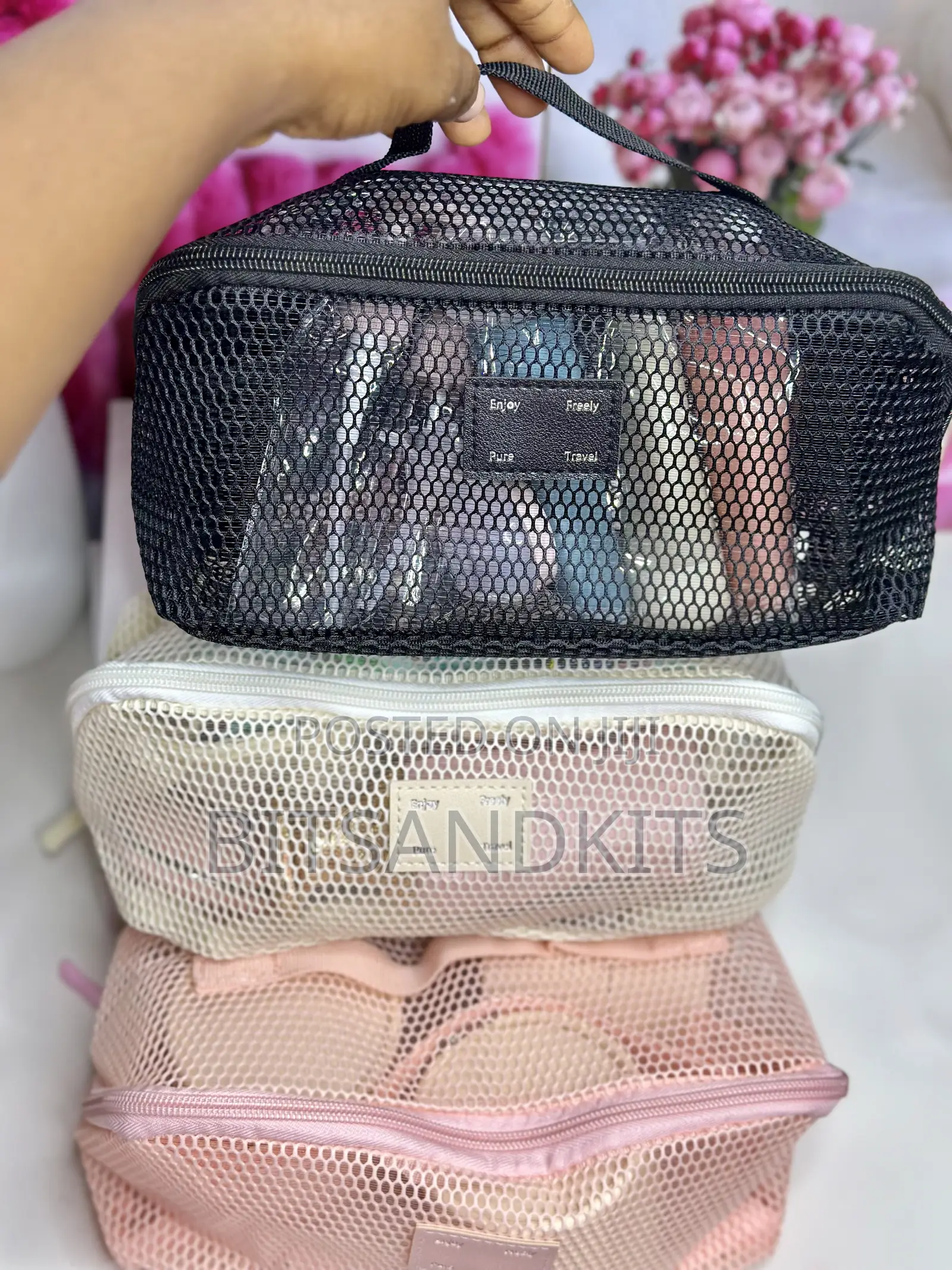 Mesh Transparent Cosmetic Bag/Pouch