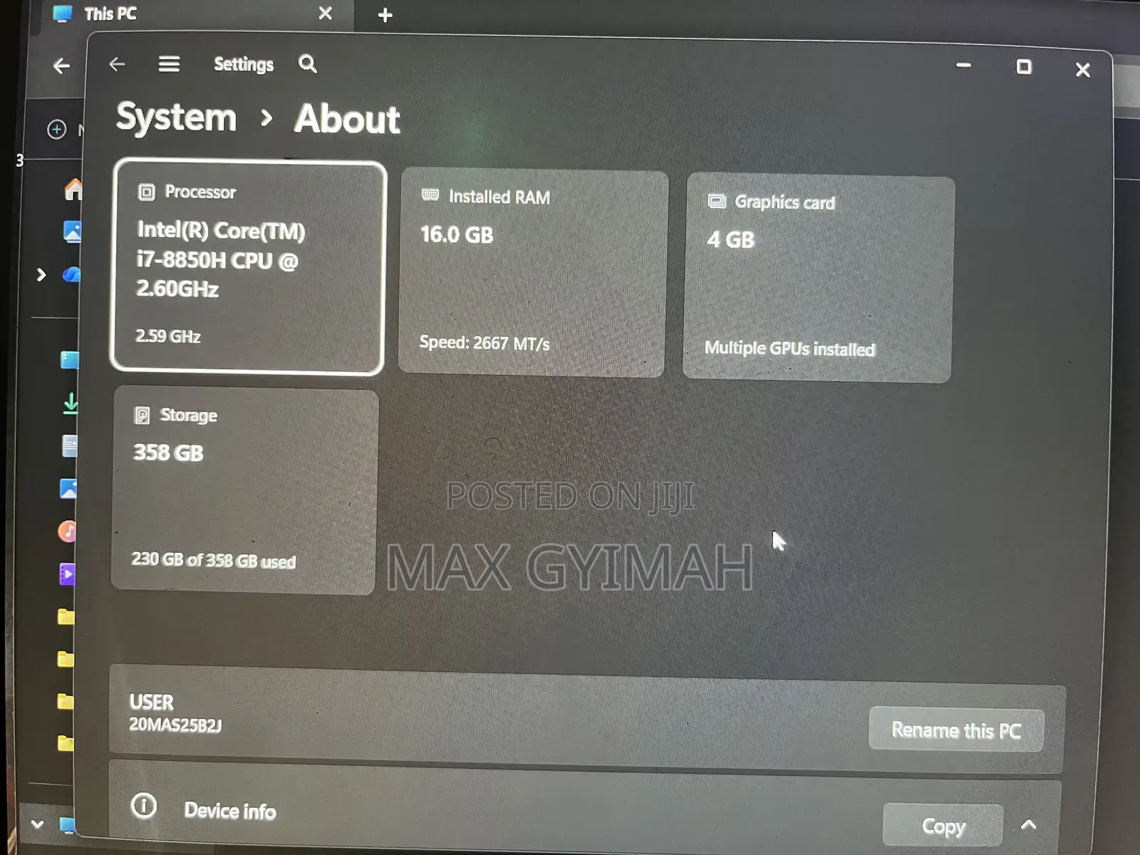 Laptop Lenovo ThinkPad P52 16GB Intel Core i7 SSD 350GB