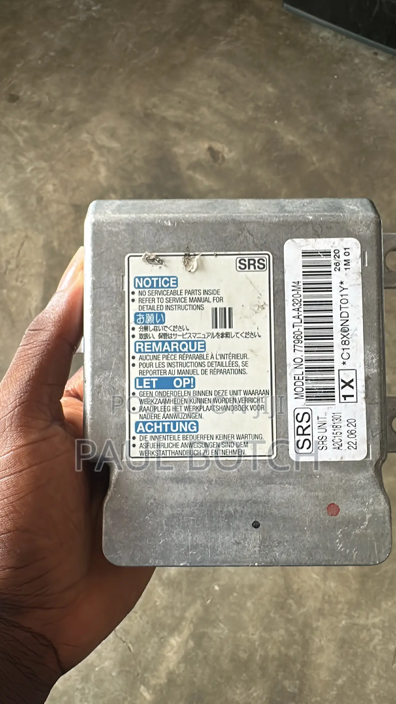 Honda Cr-v 2020 Airbag Control Module
