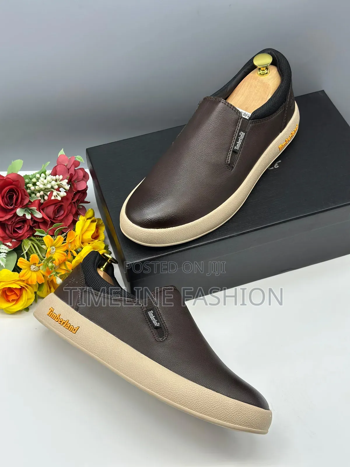 Coffee Brown Men's Timber Land Easy Fix Comfortable Sneakers