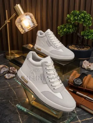 Brand New Diesel Men's Suede Leather Ankle Boots White