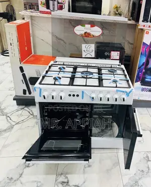 Choose Premium Mideatech 5 Gas Burner With Oven and Grill(White)