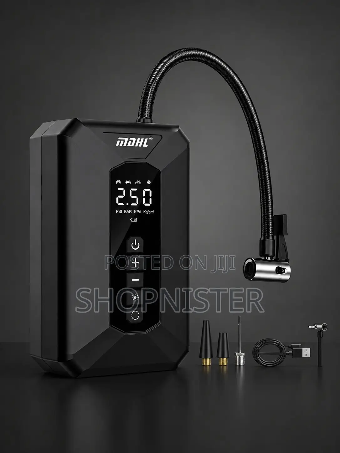 Portable Digital Tyre Inflator Rechargeable