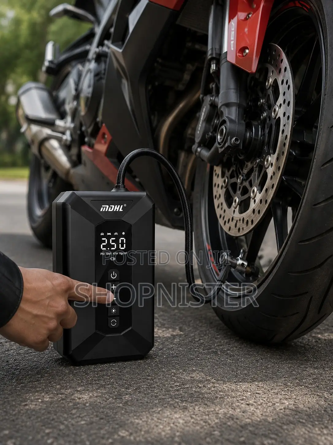 Portable Digital Tyre Inflator Rechargeable