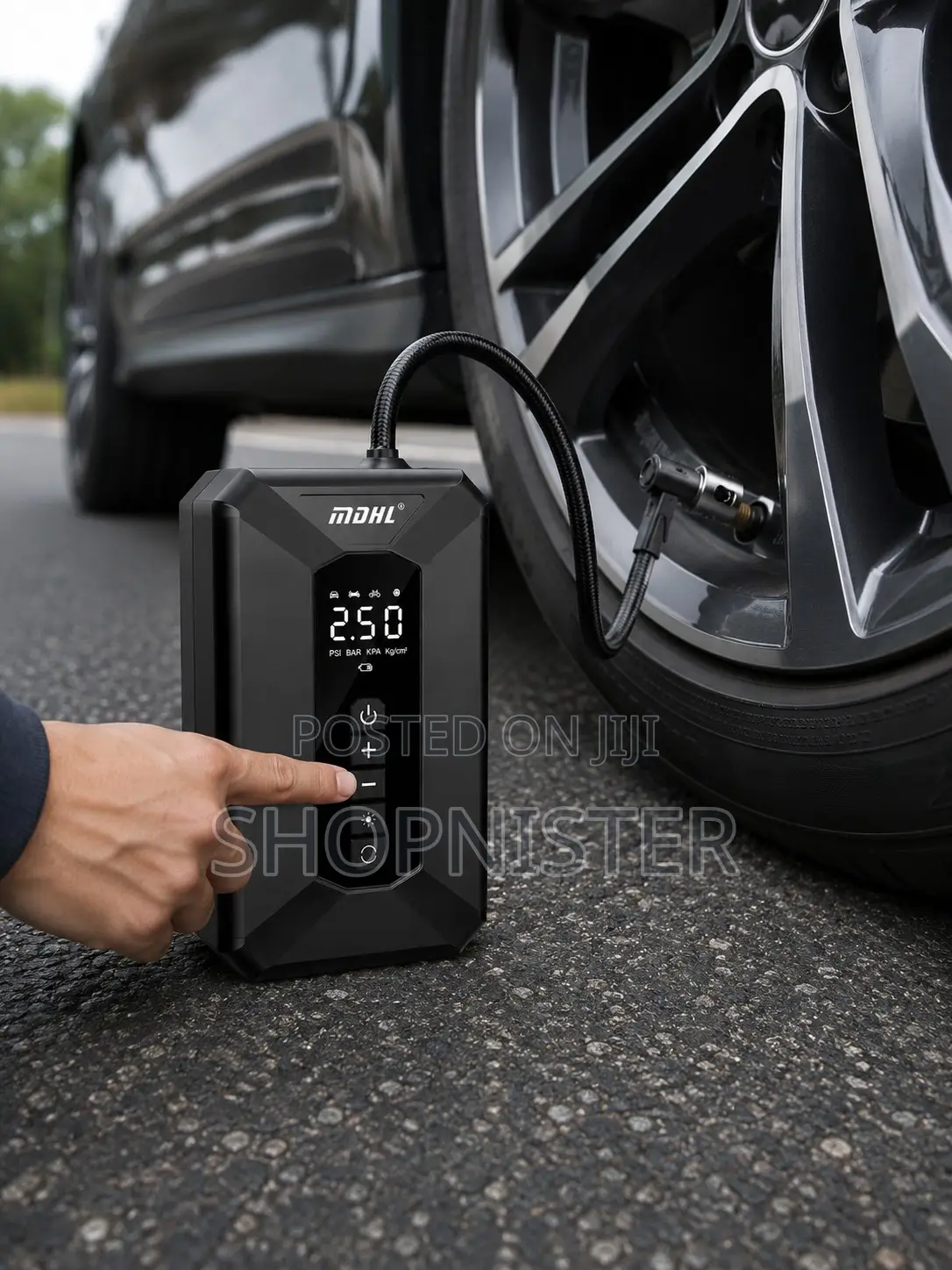 Portable Digital Tyre Inflator Rechargeable