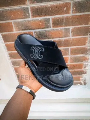 Celine X Off-White Suede Slippers