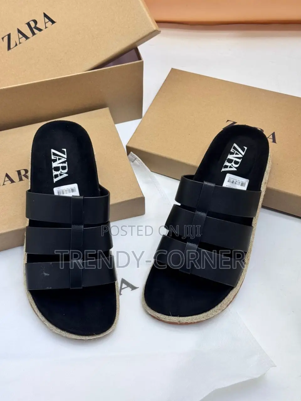 Zara Flat Sandals ( Crossed-Strap )