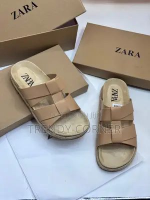 Zara Flat Sandals ( Crossed-Strap )