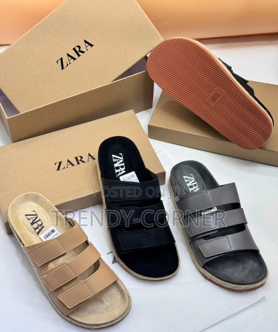 Zara Flat Sandals ( Crossed-Strap )