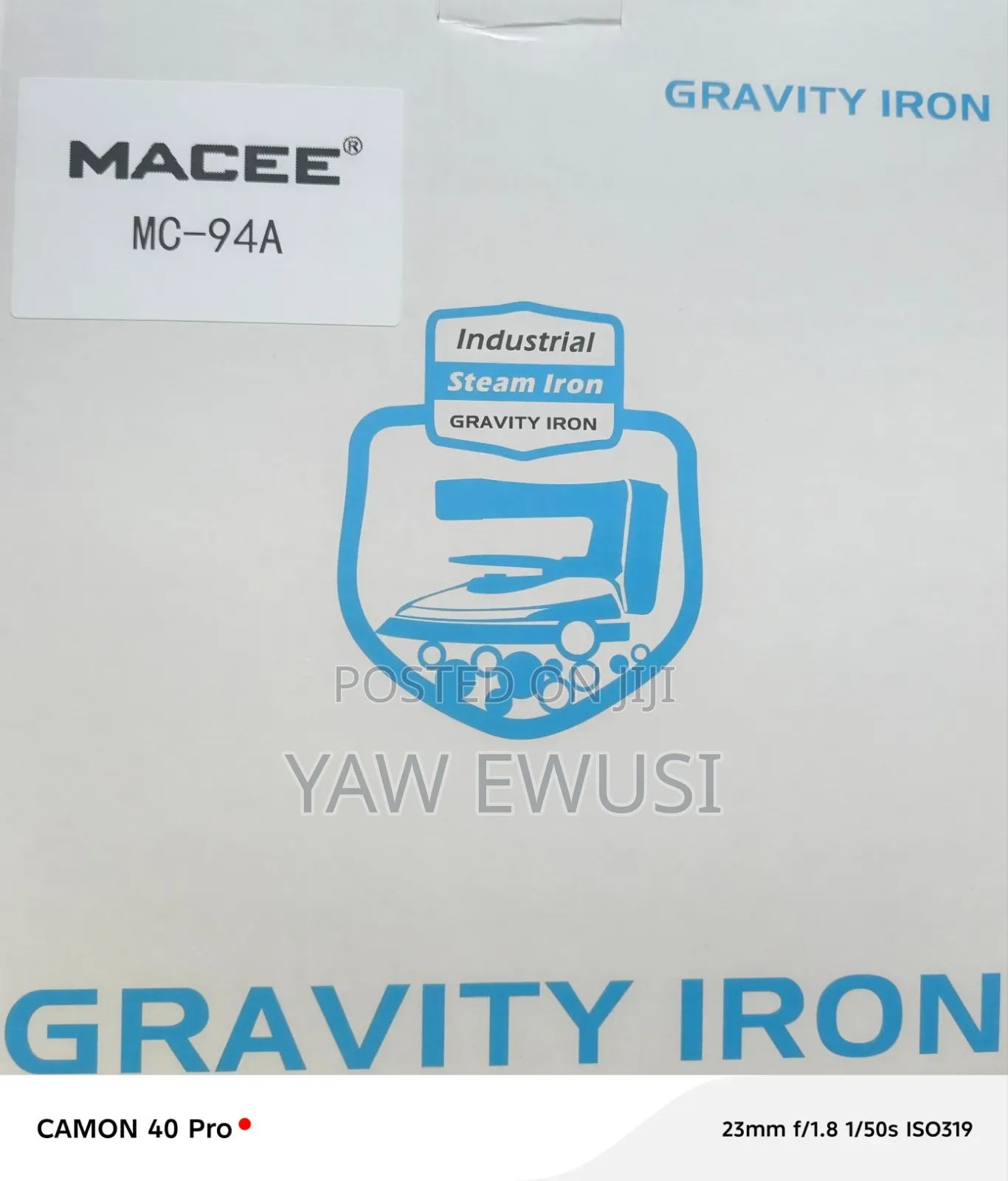 Heavy Industrial Steam Iron
