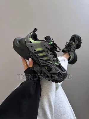 Adidas XLG Runner Deluxe ( 'Black Grey Green' )