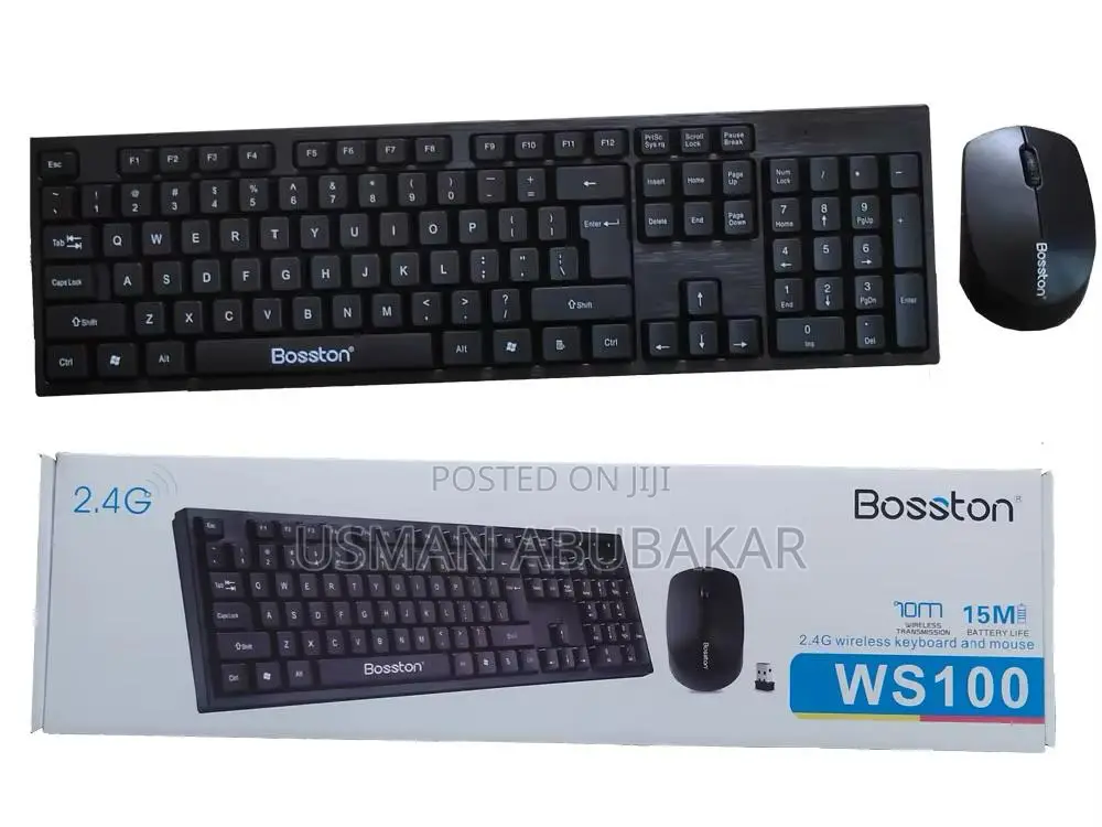 Bostton Wireless Keyboard and Mouse