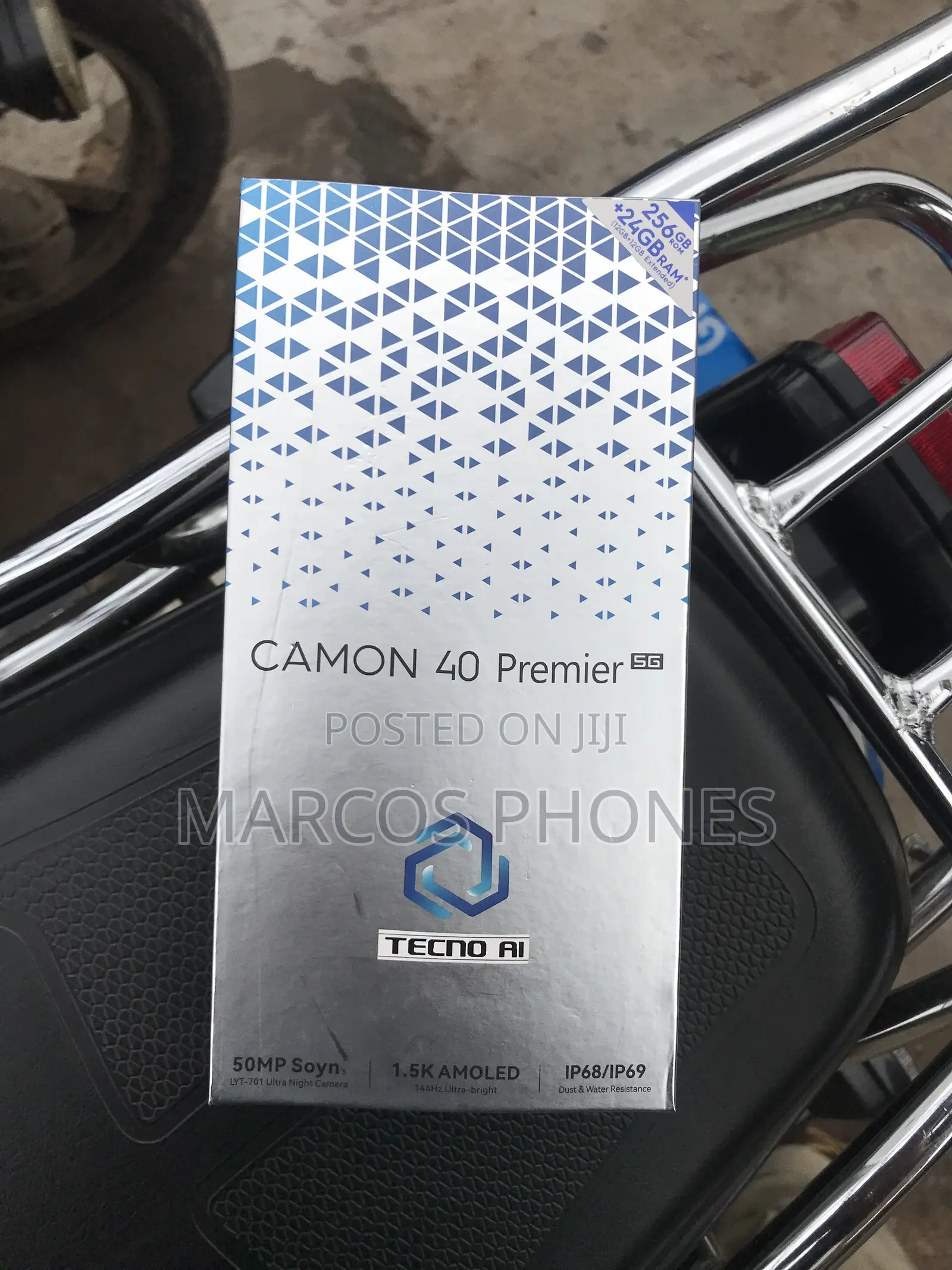 New Tecno Camon 40 Premier 256 GB Gray